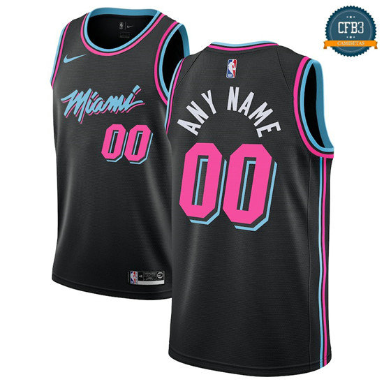 cfb3 camisetas Custom, Miami Heat 2018/19 2018/19 - City Edition