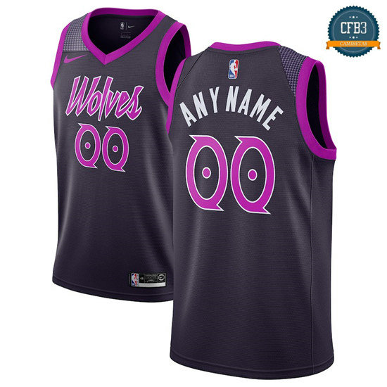 cfb3 camisetas Custom, Minnesota Timberwolves 2018/19 - City Edition