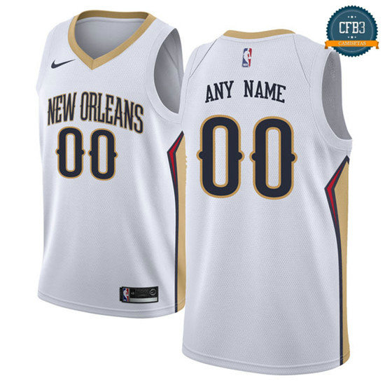 cfb3 camisetas Custom, New Orleans Pelicans - Association