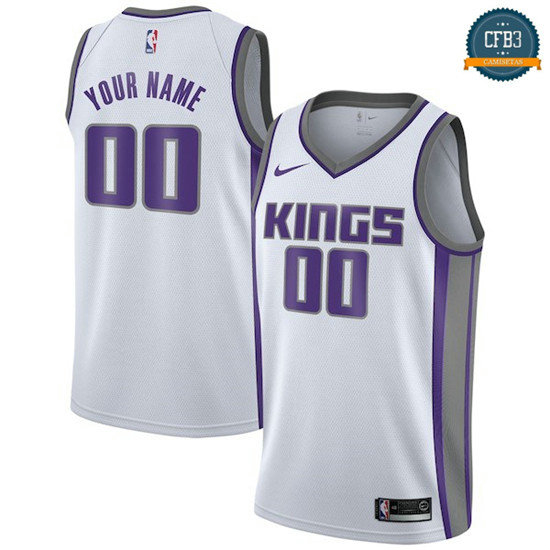 cfb3 camisetas Custom, Sacramento Kings - Association