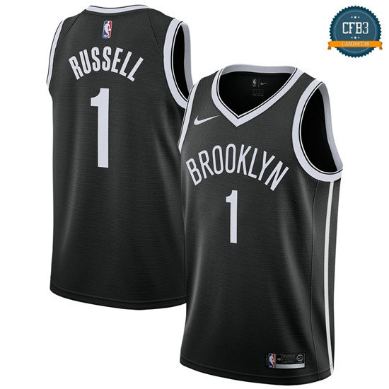 cfb3 camisetas D'Angelo Russell, Brooklyn Nets 2018/19 - Icon