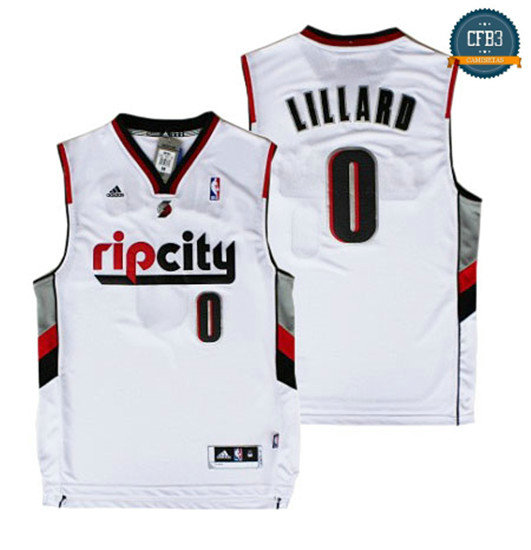 cfb3 camisetas Damian Lillard, Portland Trail Blazers - RipCity