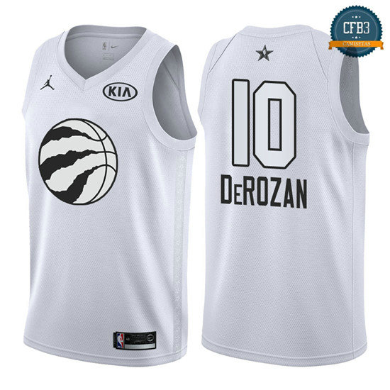 cfb3 camisetas DeMar DeRozan - 2018 All-Star Blanco