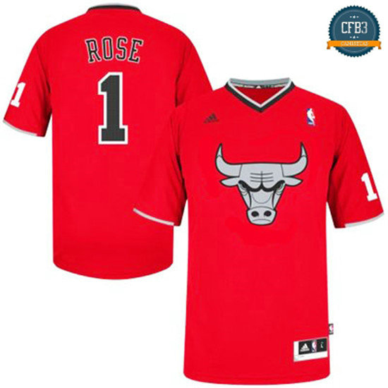 cfb3 camisetas Derrick Rose, Chicago Bulls - Christmas