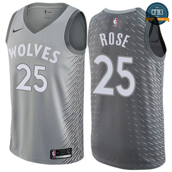 cfb3 camisetas Derrick Rose, Minnesota Timberwolves - City Edition