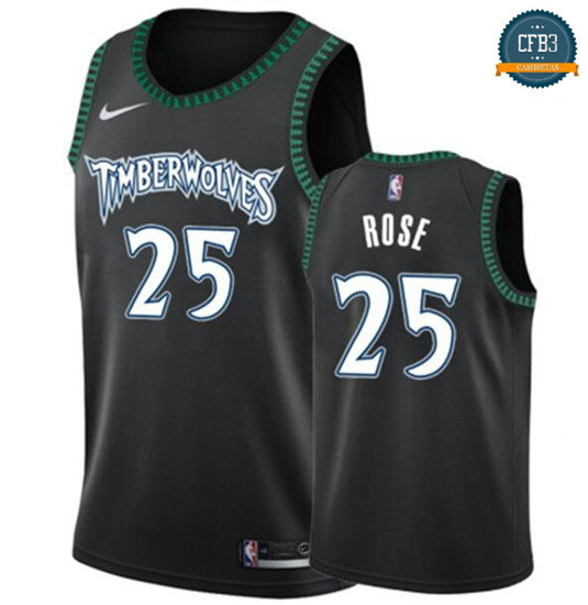 cfb3 camisetas Derrick Rose, Minnesota Timberwolves - Hardwood Classics