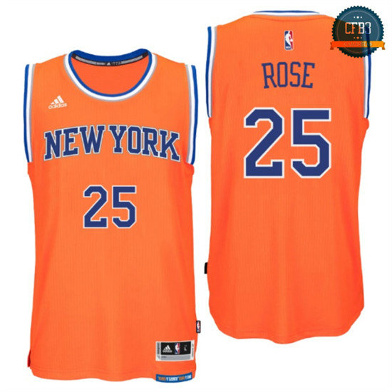 cfb3 camisetas Derrick Rose, New York Knicks [Alternate]