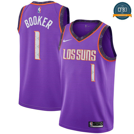 cfb3 camisetas Devin Booker, Phoenix Suns 2018/19 - City Edition