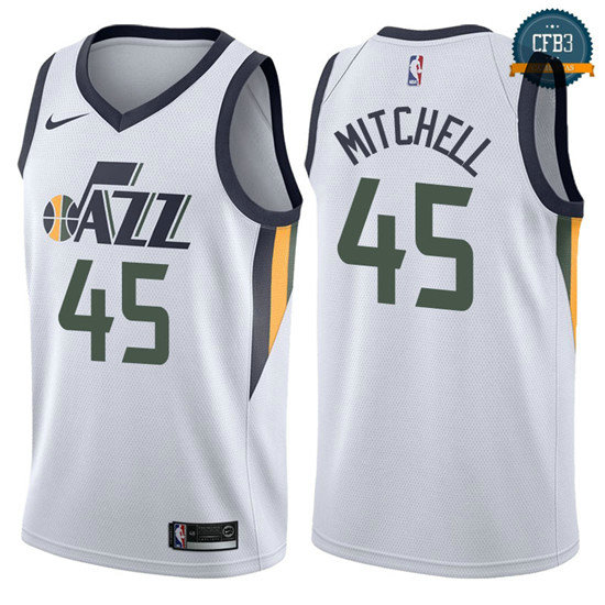 cfb3 camisetas Donovan Mitchell, Utah Jazz - Association