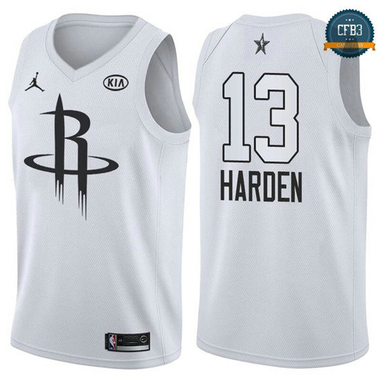 cfb3 camisetas James Harden - 2018 All-Star Blanco