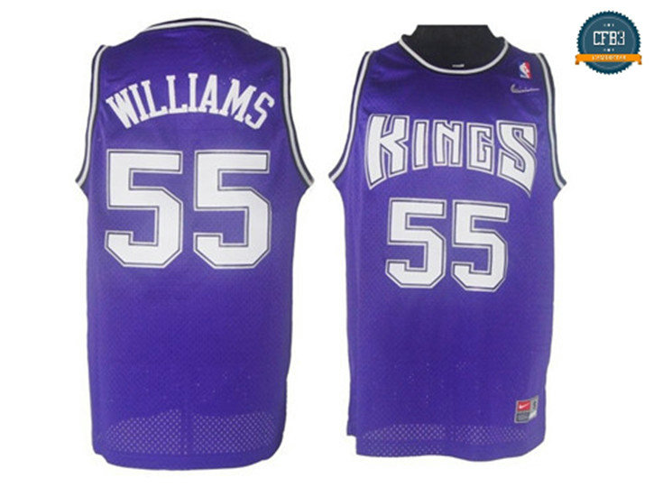 cfb3 camisetas Jason Williams, Sacramento Kings - Purple