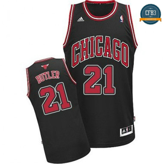 cfb3 camisetas Jimmy Butler, Chicago Bulls [Negra]
