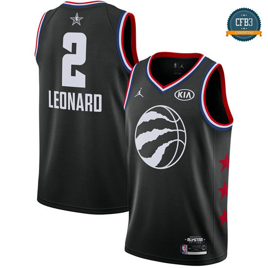 cfb3 camisetas Kawhi Leonard - 2019 All-Star Negro