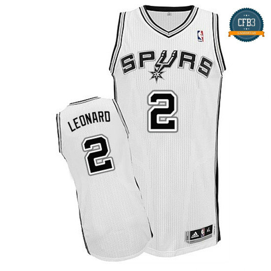 cfb3 camisetas Kawhi Leonard, San Antonio Spurs [Blanco]