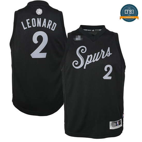 cfb3 camisetas Kawhi Leonard, San Antonio Spurs - Christmas '17