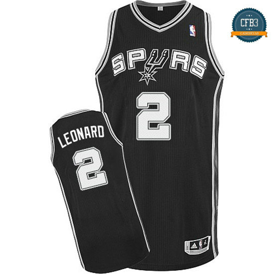 cfb3 camisetas Kawhi Leonard, San Antonio Spurs [Negra]