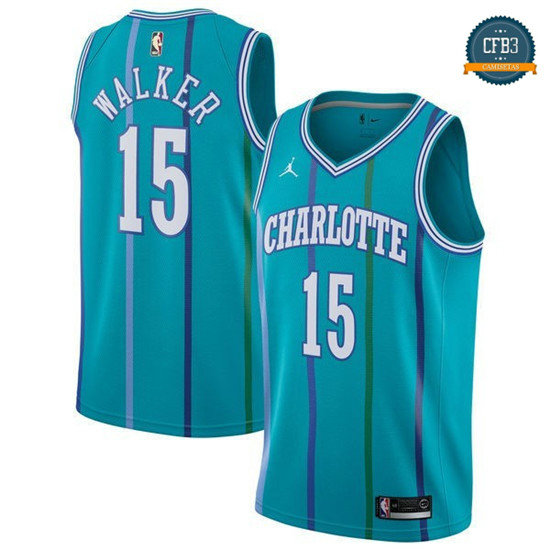 cfb3 camisetas Kemba Walker, Charlotte Hornets - Hardwood Classics