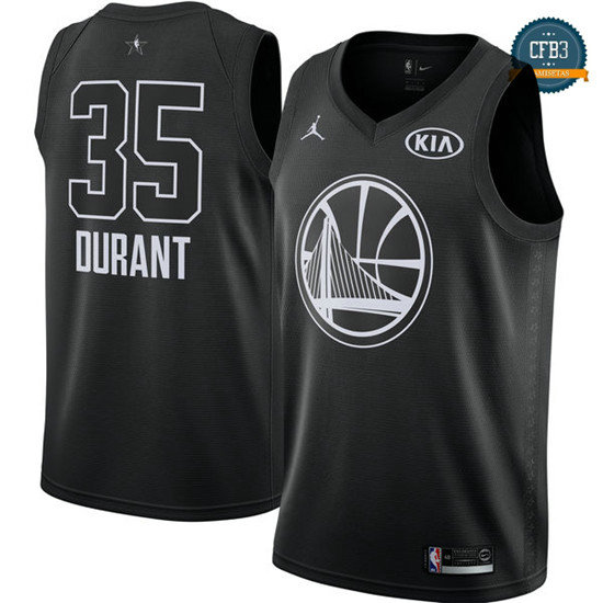 cfb3 camisetas Kevin Durant - 2018 All-Star Negro