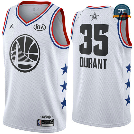 cfb3 camisetas Kevin Durant - 2019 All-Star Blanco