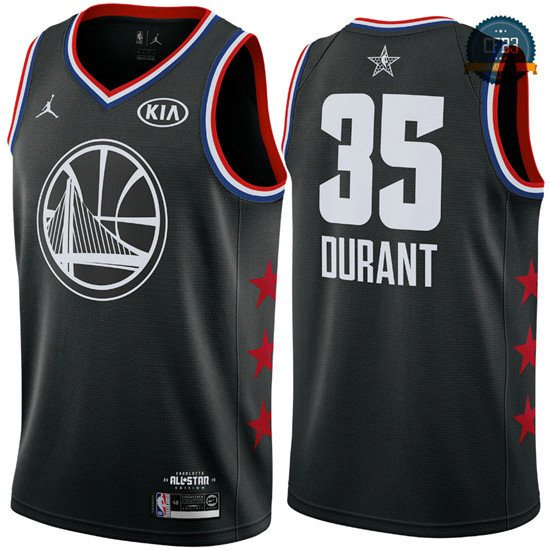 cfb3 camisetas Kevin Durant - 2019 All-Star Negro