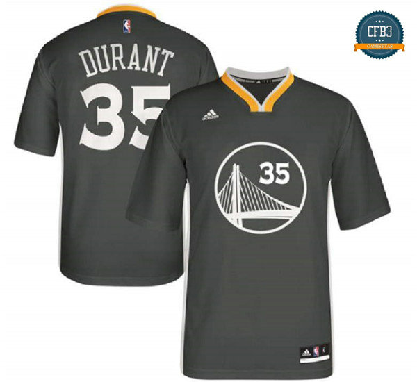 cfb3 camisetas Kevin Durant, Golden State Warriors [Negro]