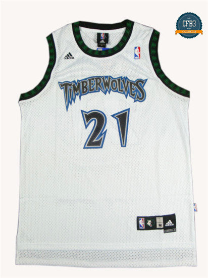 cfb3 camisetas Kevin Garnett, Minnesota Timberwolves [Blanco]