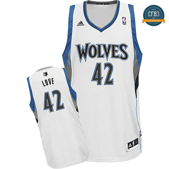 cfb3 camisetas Kevin Love Minnesota Timberwolves [Blanco]