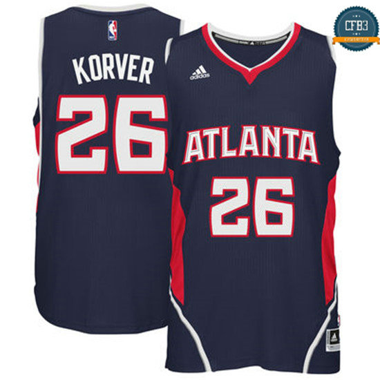 cfb3 camisetas Kyle Korver, Atlanta Hawks [Road]
