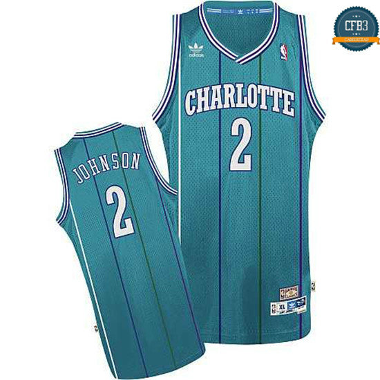 cfb3 camisetas Larry Johnson, Charlotte Hornets