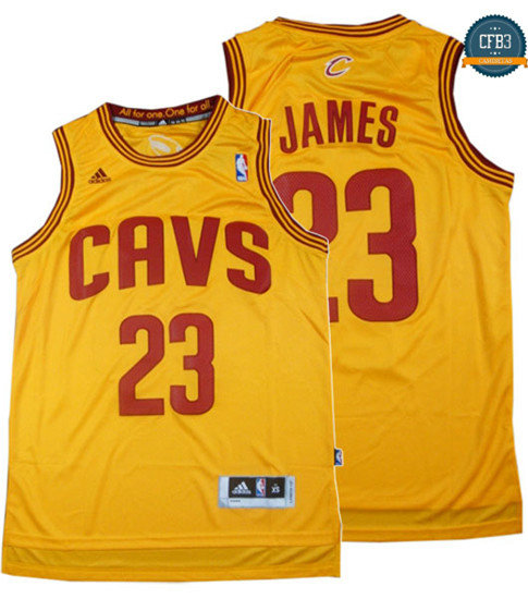 cfb3 camisetas LeBron James, Cleveland Cavaliers - Classic Alternate