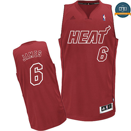 cfb3 camisetas Lebron James, Miami Heat [Big Color Fashion]