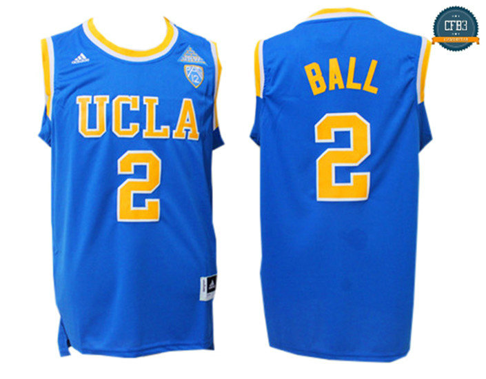 cfb3 camisetas Lonzo Ball, UCLA Bruins [Azul]