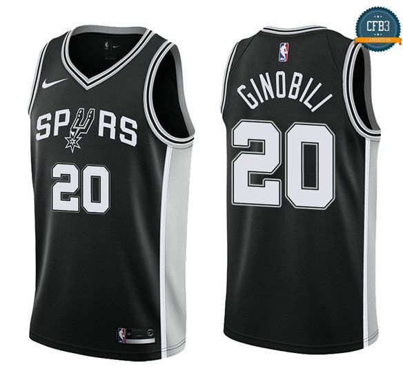 cfb3 camisetas Manu Ginobili, San Antonio Spurs - Icon
