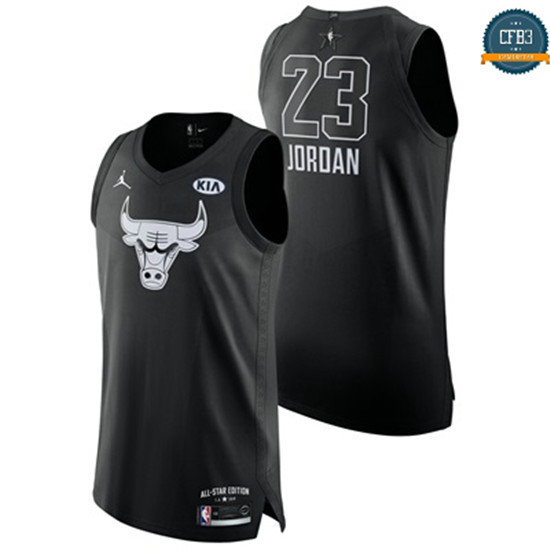 cfb3 camisetas Michael Jordan - 2018 All-Star Negro