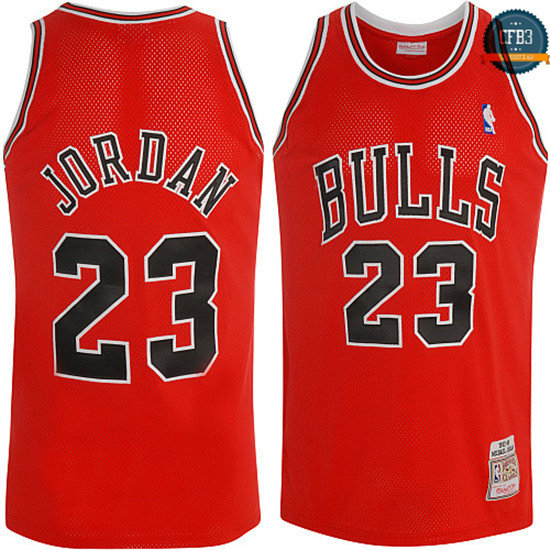 cfb3 camisetas Michael Jordan, Chicago Bulls [Roja]