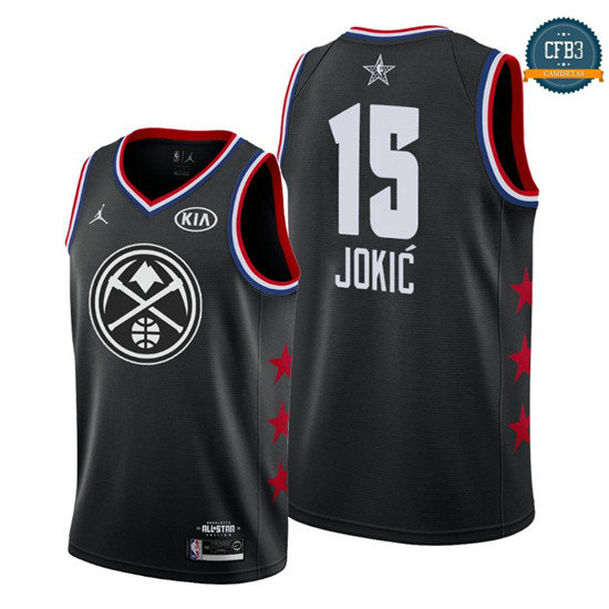 cfb3 camisetas Nikola Jokić - 2019 All-Star Negro