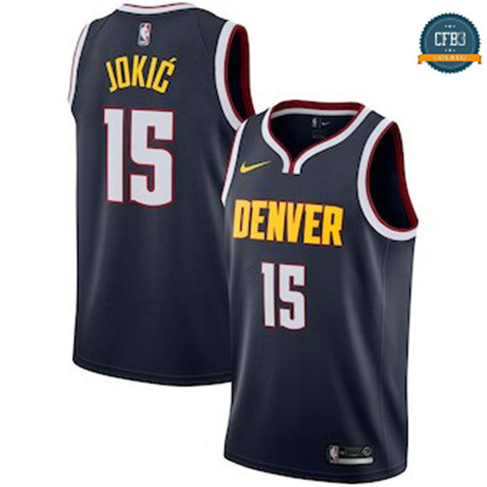 cfb3 camisetas Nikola Jokic, Denver Nuggets 2018/19 - Icon