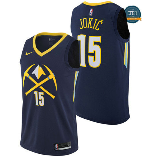 cfb3 camisetas Nikola Jokic, Denver Nuggets - City Edition