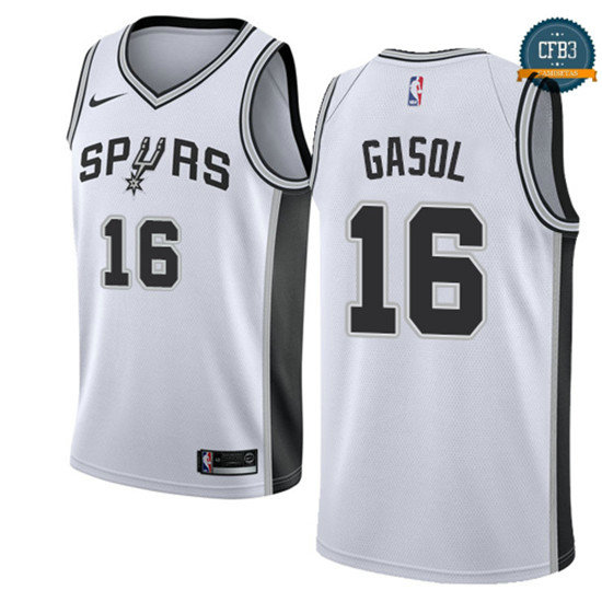 cfb3 camisetas Pau Gasol, San Antonio Spurs - Association