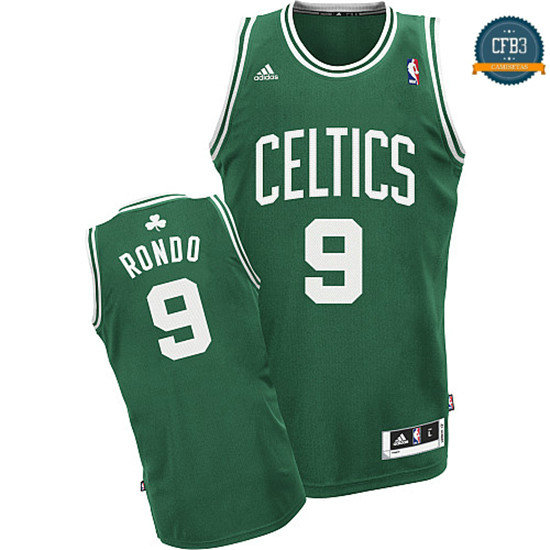 cfb3 camisetas Rajon Rondo Boston Celtics [Verde y blanca]