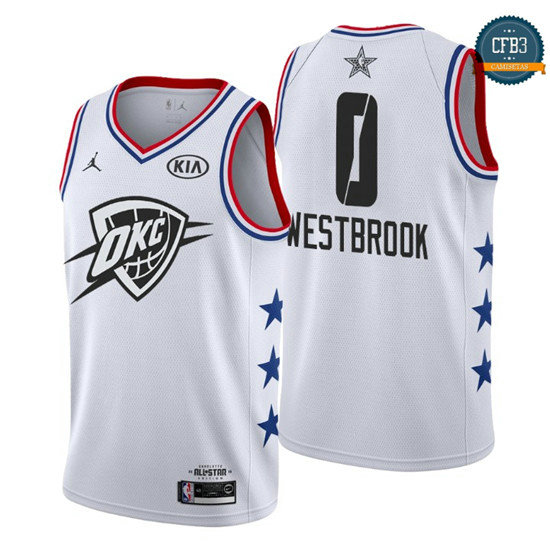 cfb3 camisetas Russell Westbrook - 2019 All-Star Blanco