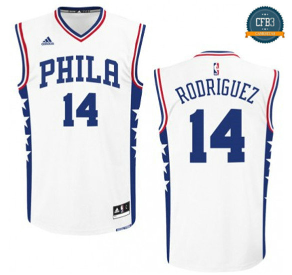 cfb3 camisetas Sergio Rodriguez, Philadelphia 76ers
