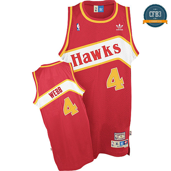 cfb3 camisetas Spud Webb, Atlanta Hawks [Road]