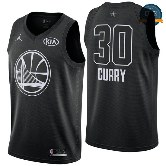 cfb3 camisetas Stephen Curry - 2018 All-Star Negro
