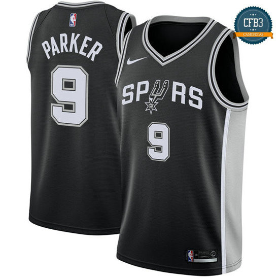cfb3 camisetas Tony Parker, San Antonio Spurs - Icon