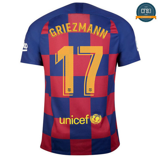 Camiseta Barcelona 1ª Griezmann 17 2019/2020