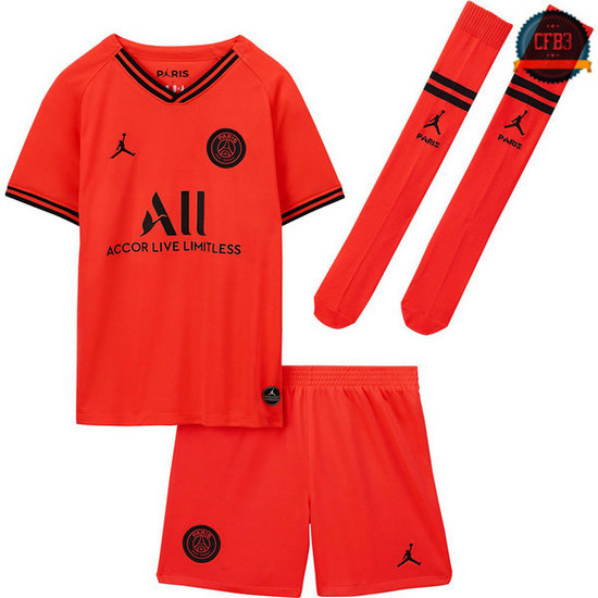 Camiseta PSG Niños 2ª Naranja/Rojo 2019/2020