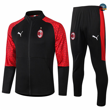 Cfb3 Chaqueta Chandal AC Milan Negro 2020/2021