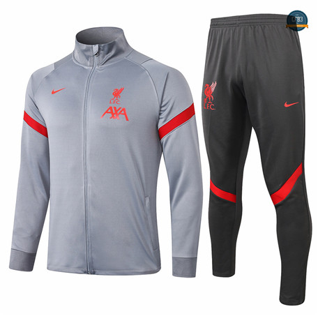 Cfb3 Chaqueta Chandal Liverpool Gris claro 2020/2021