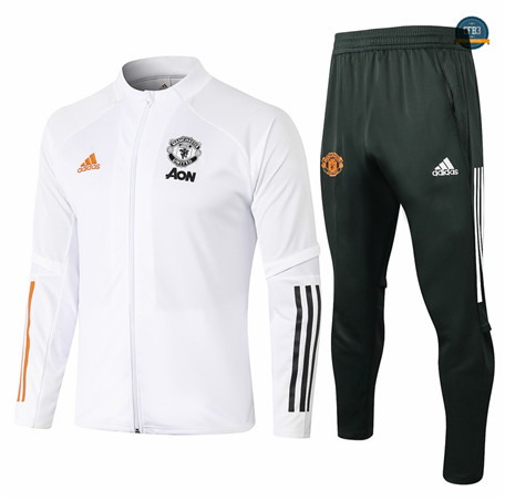 Cfb3 Chaqueta Chandal Manchester United Blanco 2020/2021